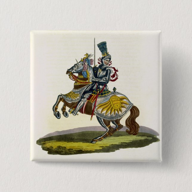 Chapa Cuadrada Maximiliano I, rey de Alemania y de Emper romano (Anverso)