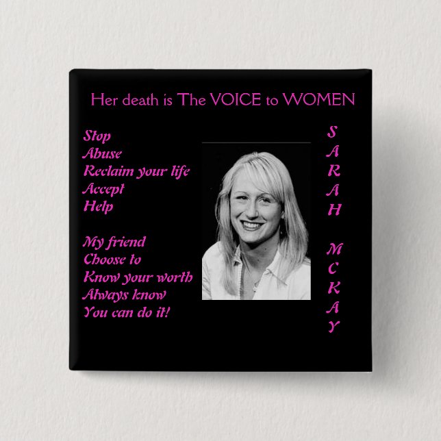 CHAPA CUADRADA MCKAY DE SARAH (Anverso)