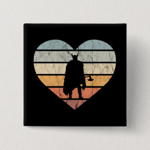 Chapa Cuadrada Me Encanta Viking Warrier With Ax