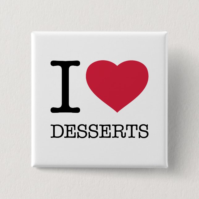 CHAPA CUADRADA ME ENCANTAN LOS POSTRES (Anverso)