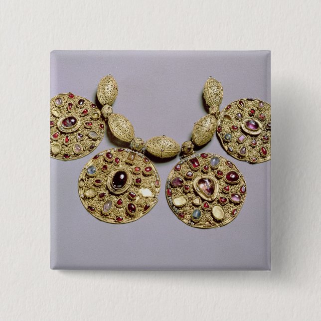 Chapa Cuadrada Medallones de 'Collar chalado (Anverso)