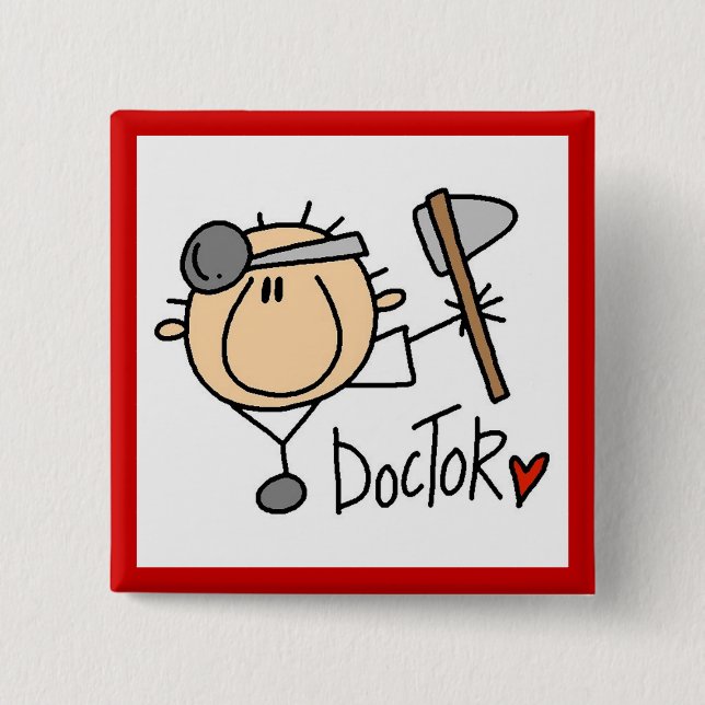 Chapa Cuadrada Médico (Anverso)