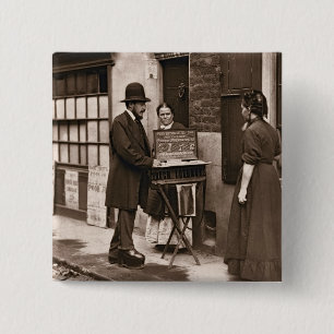 Chapa Cuadrada Médico de la calle, 1876-77 (woodburytype)