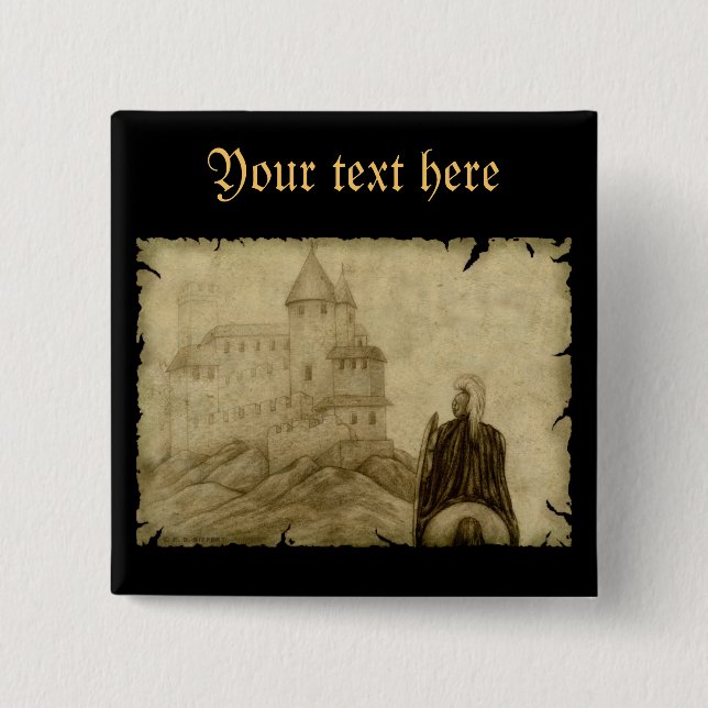 Chapa Cuadrada Medieval (Anverso)