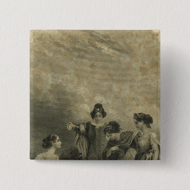 Chapa Cuadrada Medio título Atlas del mundo de Colton (Anverso)