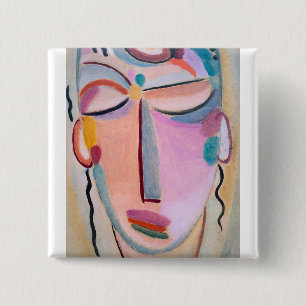Chapa Cuadrada Meditación Alexej von Jawlensky Arte figurativo