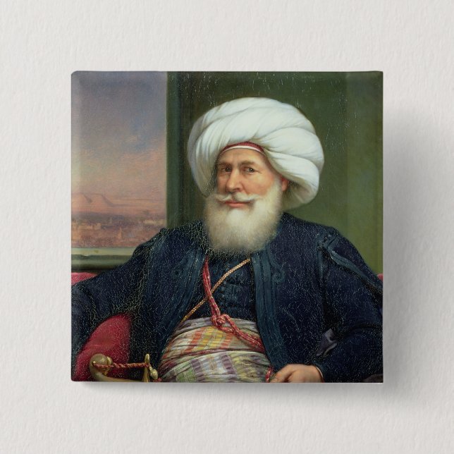 Chapa Cuadrada Mehemet Ali, 1840 (Anverso)