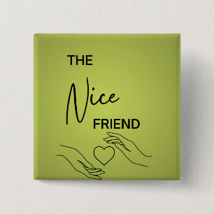 Chapa Cuadrada Mejor Amigo Pins