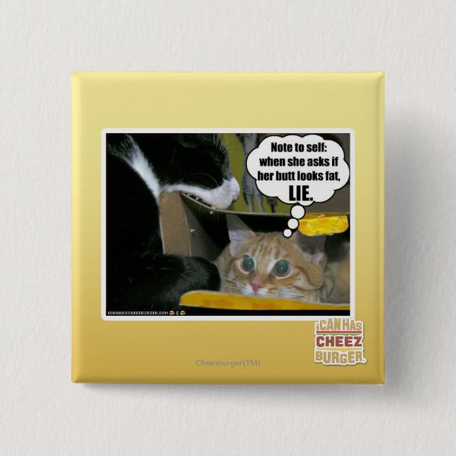 CHAPA CUADRADA MENTIRA (Anverso)