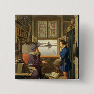 Chapa Cuadrada Mephisto y el estudiante, 1828