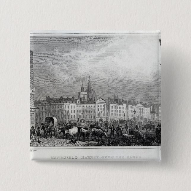 Chapa Cuadrada Mercado de Smithfield del Barrs (Anverso)
