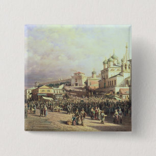 Chapa Cuadrada Mercado en Nishny, Novgorod, 1872