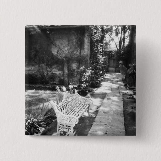 Chapa Cuadrada MÉXICO, D.F., Ciudad de México, COYOACAN: Banco en (Anverso)