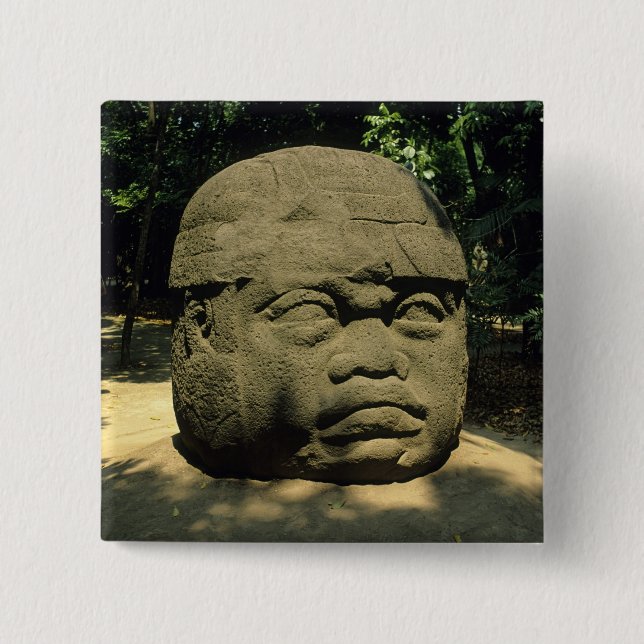 Chapa Cuadrada México, Villahermosa, cabeza gigante Olmeca, La Ve (Anverso)