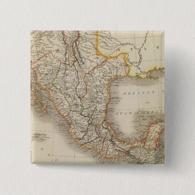 Chapa Cuadrada México y Guatemala 2 (Anverso)