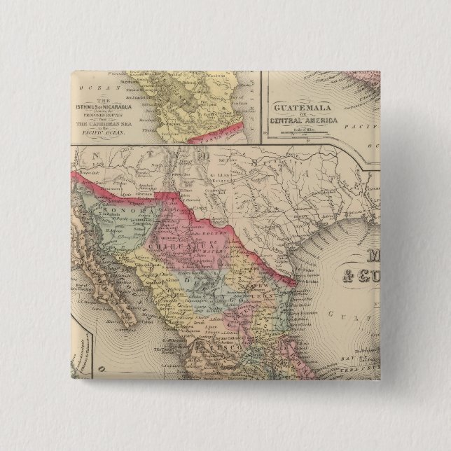 Chapa Cuadrada México y Guatemala 4 (Anverso)