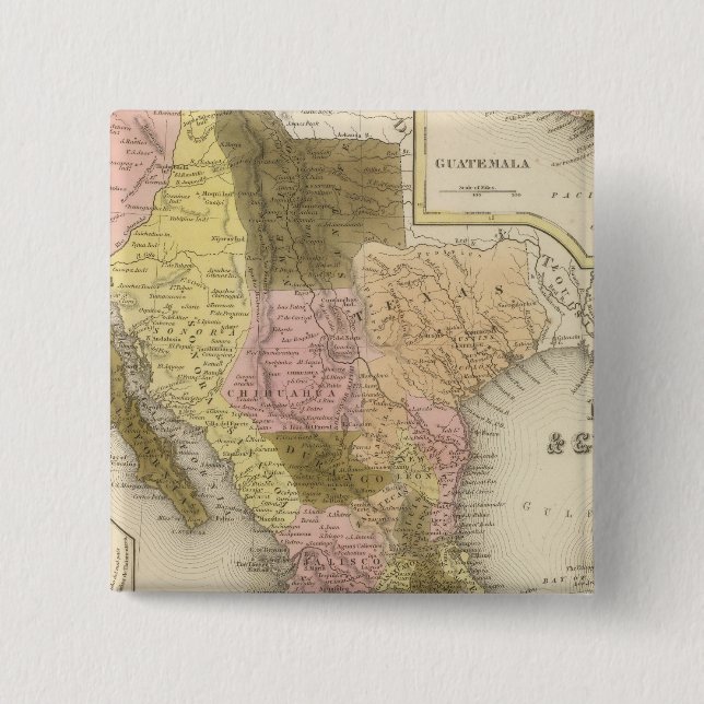 Chapa Cuadrada México y Guatemala 5 (Anverso)