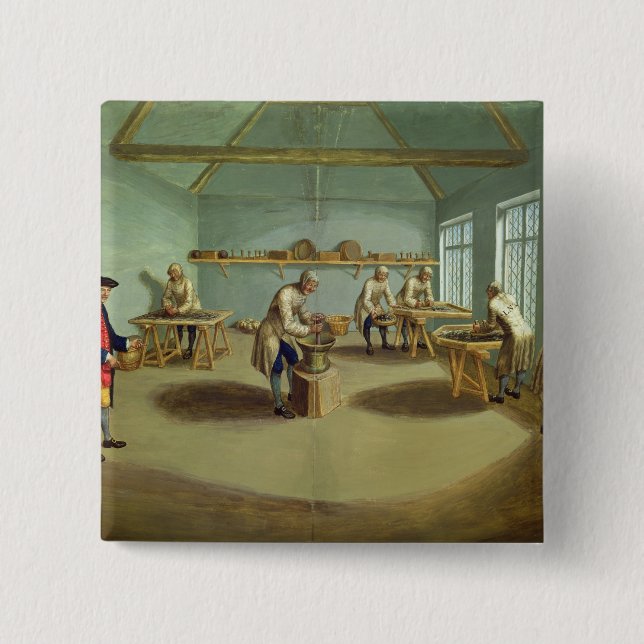 Chapa Cuadrada Mezcla del polvo (Anverso)