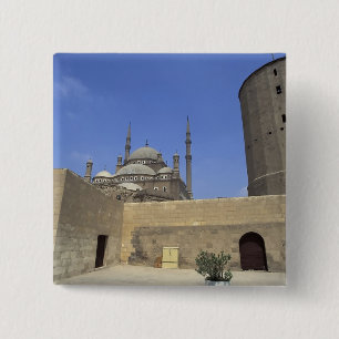 Chapa Cuadrada Mezquita Mohammed Ali en la ciudadela de El Cairo,