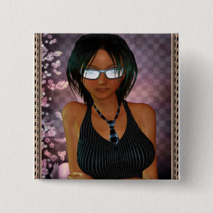 Chapa Cuadrada Mi amigo Emily # 1