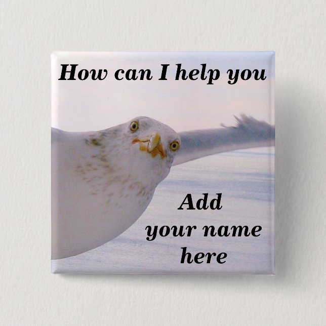 Chapa Cuadrada Mi nombre es_ Button (Anverso)