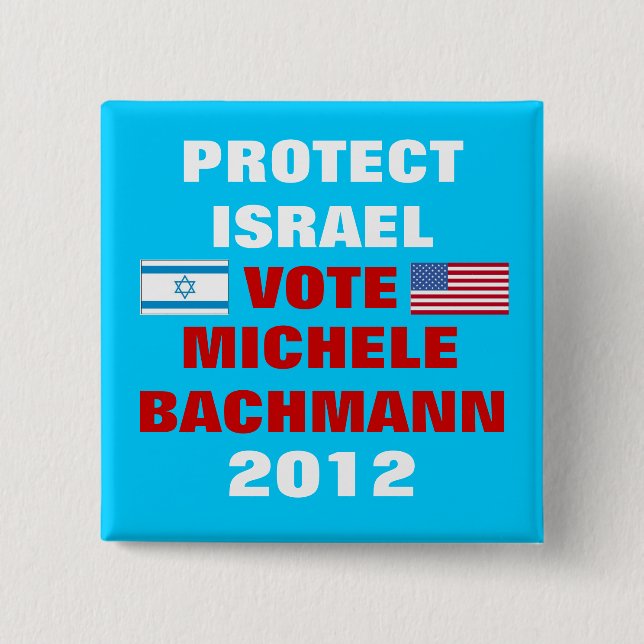 Chapa Cuadrada Micaela Bachmann Israel 2012 (Anverso)