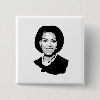 Chapa Cuadrada Michelle Obama