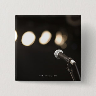 Chapa Cuadrada Micrófono y proyectores