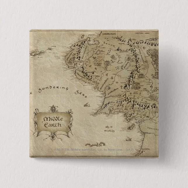 CHAPA CUADRADA MIDDLE EARTH™ (Anverso)