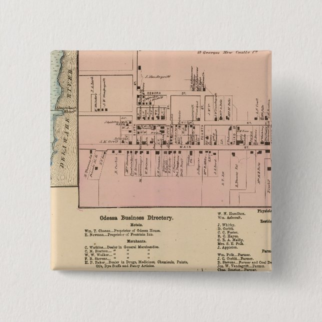 Chapa Cuadrada Middletown (Anverso)