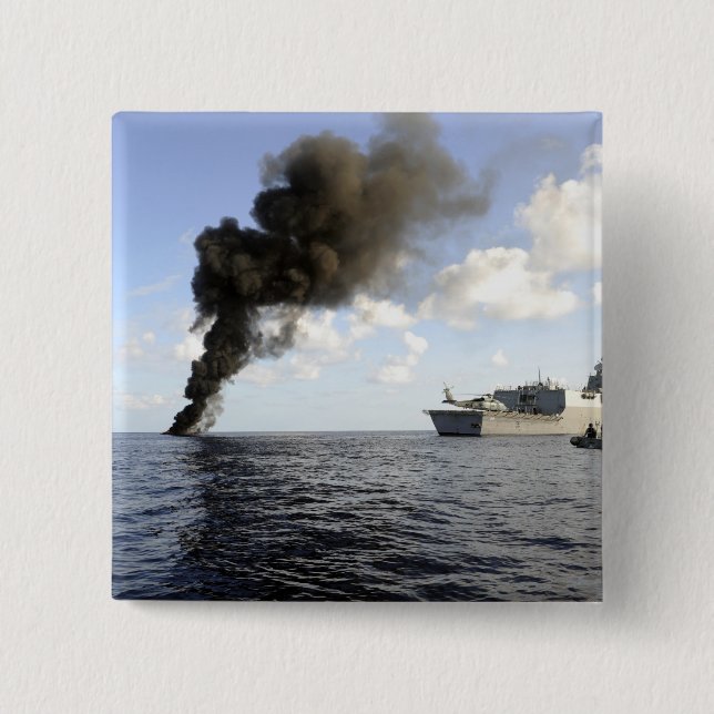 Chapa Cuadrada Miembros de la Guardia Costera de Estados Unidos (Anverso)