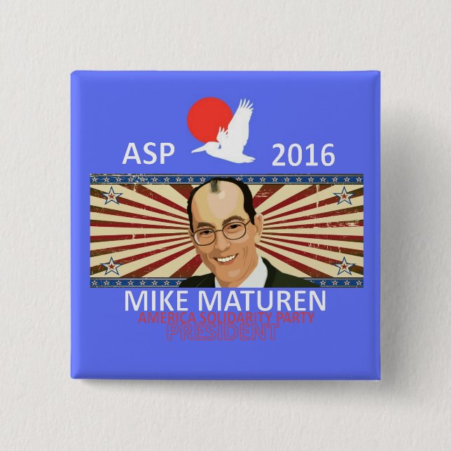 Chapa Cuadrada Mike Maturen ASP (Anverso)