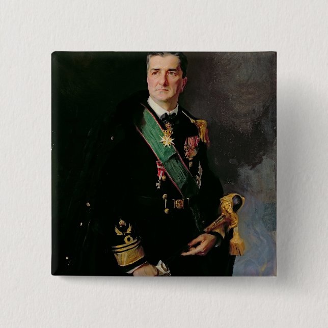 Chapa Cuadrada Miklos Horthy de Nagbanya (Anverso)