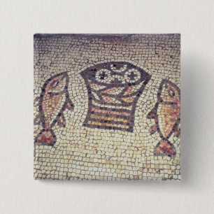Chapa Cuadrada Milagro del pan y de los pescados