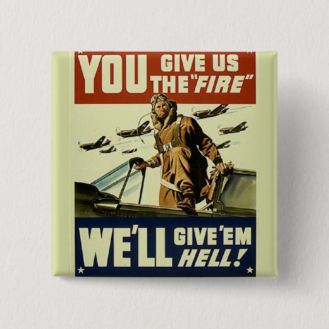 Chapa Cuadrada Militares del vintage (Anverso)