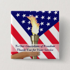 Chapa Cuadrada Militares en servicio activo o veteranos jubilados