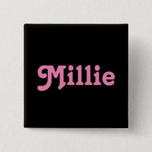 Chapa Cuadrada Millie de botones