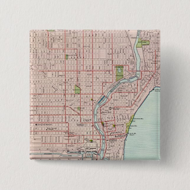 Chapa Cuadrada Milwaukee 2 (Anverso)