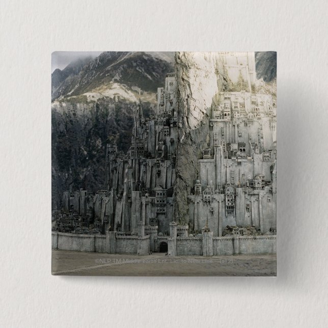 Chapa Cuadrada Minas Tirith (Anverso)
