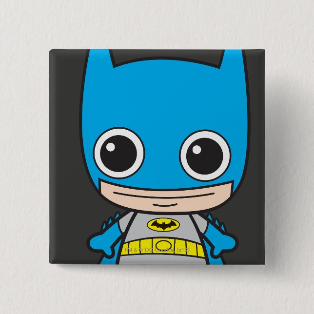 Chapa Cuadrada Mini Batman (Anverso)