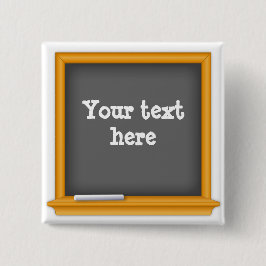 Chapa Cuadrada Mini tablero de personalizable