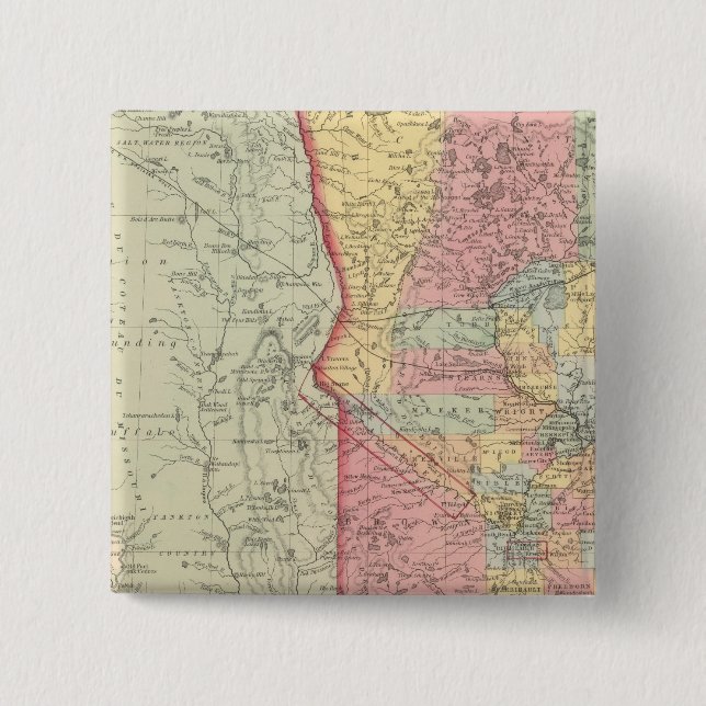 Chapa Cuadrada Minnesota 2 (Anverso)