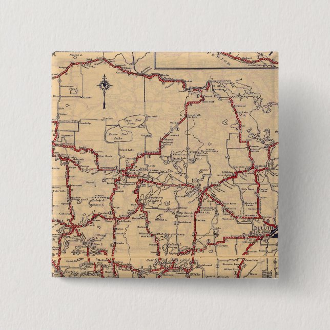 Chapa Cuadrada Minnesota 8 (Anverso)