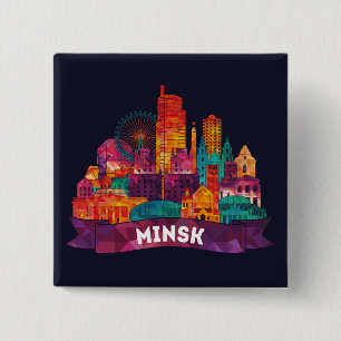 Chapa Cuadrada Minsk - viaje a las señales famosas