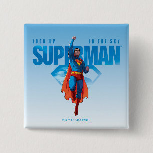 Chapa Cuadrada Mira, es Superman