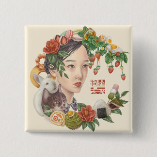 Chapa Cuadrada Mira Kira y amigos