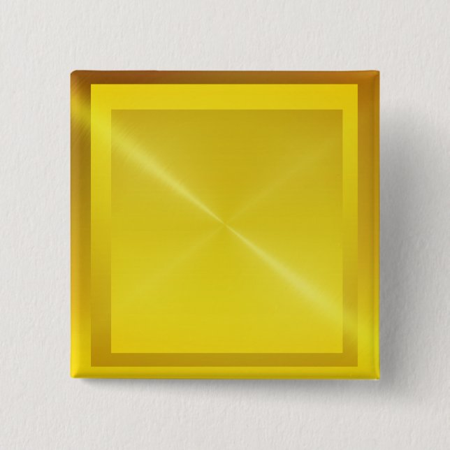 Chapa Cuadrada mirada de oro shinning (Anverso)