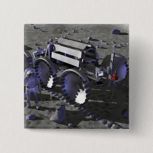 Chapa Cuadrada Misiones futuras 10 de la exploración espacial