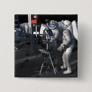 Chapa Cuadrada Misiones futuras 5 de la exploración espacial