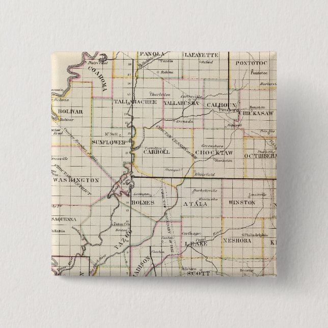 Chapa Cuadrada Misisipi 7 (Anverso)